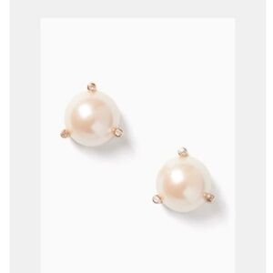 NWT Kate Spade Rise and Shine Pearl Studs Blush